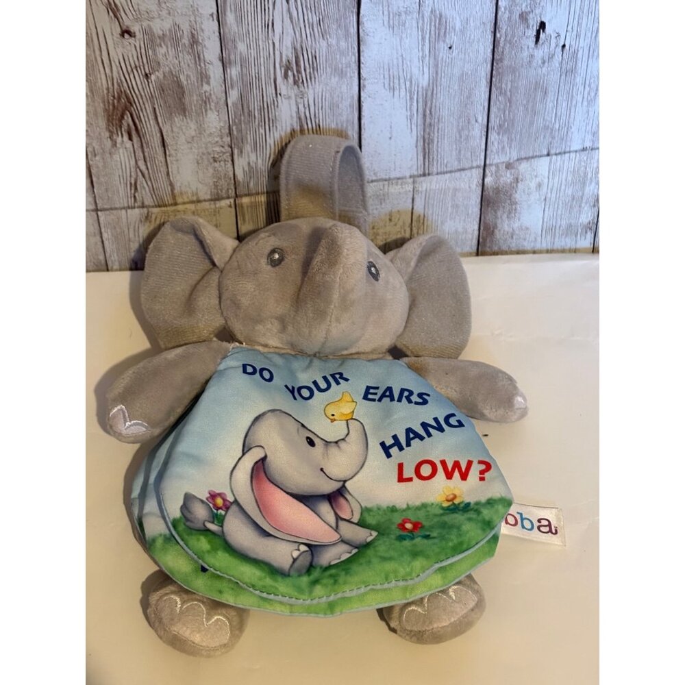 Ebba Plush Story Pals Elephant Baby Soft Book Toy Do Your Ears Hang Low Nursery
